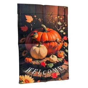 NWT Fall Garden Flag Autumn Indoor Outdoor Porch Home 12 x 18 inches